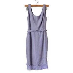 Paul Smith Violet LInen Blend sheath dress size XS